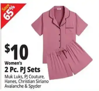 Ocean State Job Lot Women's 2 pc. pj sets offer