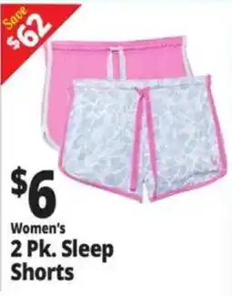 Ocean State Job Lot Women's sleep shorts offer