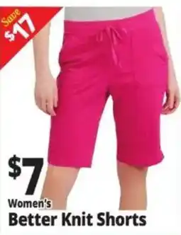 Ocean State Job Lot Women's better knit shorts offer