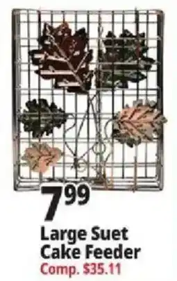 Ocean State Job Lot Large suet cake feeder offer