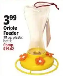 Ocean State Job Lot Oriole feeder offer