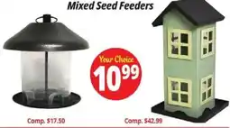 Ocean State Job Lot Mix Seed Feeders offer