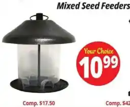 Ocean State Job Lot Mixed Seed Feeders offer
