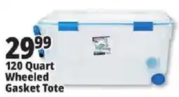 Ocean State Job Lot 120 Quart Wheeled Gasket Tote offer