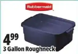 Ocean State Job Lot Rubbermaid 3 Gallon Roughneck offer
