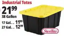 Ocean State Job Lot Sterilite industrial totes offer