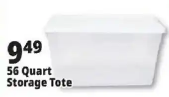 Ocean State Job Lot 56 Quart Storage Tote offer