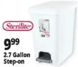 Ocean State Job Lot Sterilite step-on offer