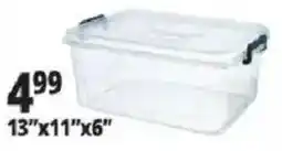 Ocean State Job Lot Clear plastic storage container offer