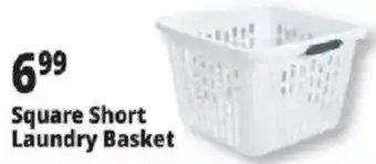 Ocean State Job Lot Square Short Laundry Basket offer