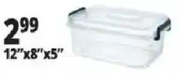 Ocean State Job Lot Clear plastic storage container offer
