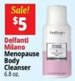 Ocean State Job Lot Delfanti Milano Menopause Body Cleanser offer