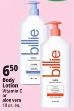 Ocean State Job Lot Billie body lotion offer