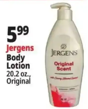 Jergens body lotion