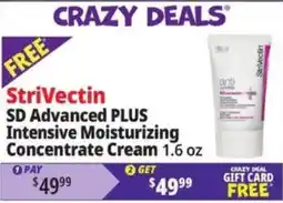Ocean State Job Lot StriVectin SD Advanced PLUS Intensive Moisturizing Concentrate Cream offer