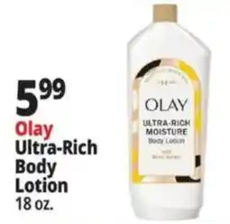 Ocean State Job Lot Olay Ultra-Rich Body Lotion offer