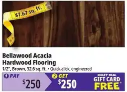 Ocean State Job Lot Bellawood Acacia Hardwood Flooring offer