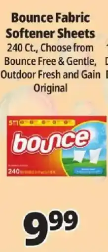 Ocean State Job Lot Bounce Fabric Softener Sheets offer
