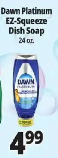 Ocean State Job Lot Dawn Platinum EZ-Squeeze Dish Soap offer