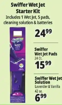 Ocean State Job Lot Swiffer wet jet starter kit offer
