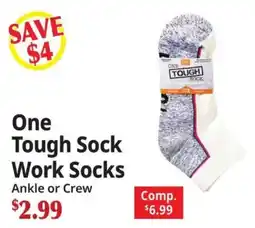 Ocean State Job Lot One Tough Sock Work Socks offer