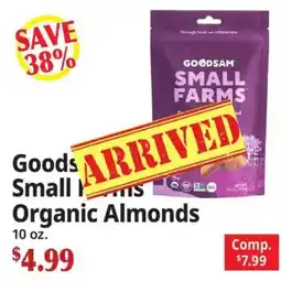 Ocean State Job Lot Goodsam small farms organic almonds offer