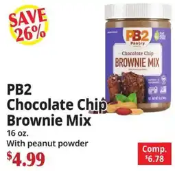 Ocean State Job Lot Pb2 chocolate chip brownie mix offer