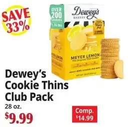 Ocean State Job Lot Dewey's Cookie Thins offer