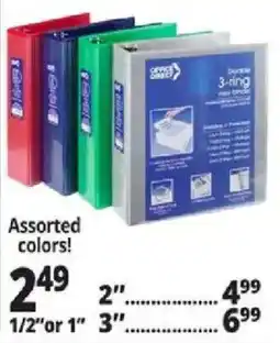 Ocean State Job Lot Smead 3-ring binders offer