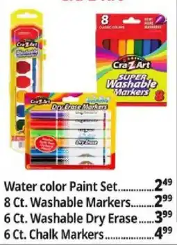 Ocean State Job Lot Cra-Z Art Super Washable Markers offer
