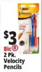 Ocean State Job Lot Bic Velocity Pencils offer