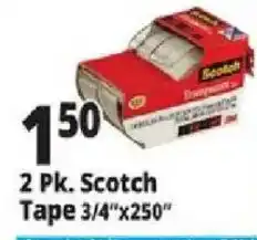 Ocean State Job Lot Scotch tape offer
