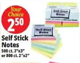 Ocean State Job Lot Self Stick Notes offer