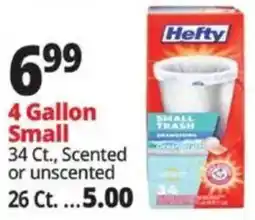 Ocean State Job Lot Hefty 4 Gallon Small offer