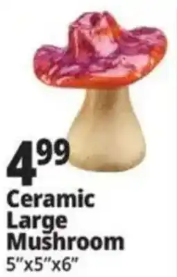 Ocean State Job Lot Ceramic Large Mushroom offer