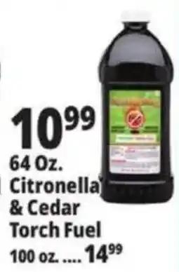 Ocean State Job Lot Citronella & Cedar Torch Fuel offer