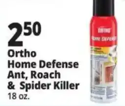 Ocean State Job Lot Ortho home defense ant, roach & spider killer offer
