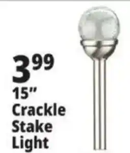 Ocean State Job Lot Crackle Stake Light offer