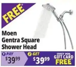 Ocean State Job Lot Moen Genta Square Shower Head offer
