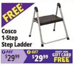 Ocean State Job Lot Cosco 1-Step Step Ladder offer