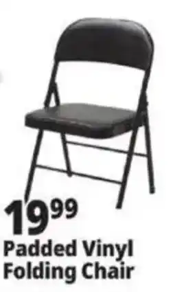 Ocean State Job Lot Padded Vinyl Folding Chair offer