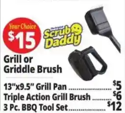 Ocean State Job Lot Scrub Daddy Grill or Griddle Brush offer