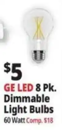 Ocean State Job Lot Ge Led Dimmable Light Bulbs offer