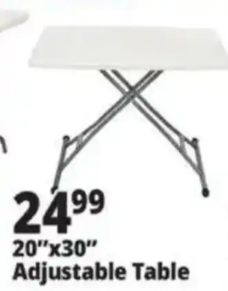Ocean State Job Lot Adjustable Table offer
