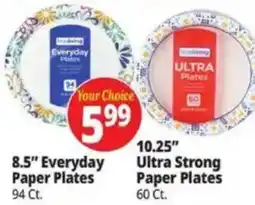 Ocean State Job Lot Your Choice Everyday Plates, Ultra Strong Plates offer