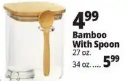 Ocean State Job Lot Bamboo With Spoon offer
