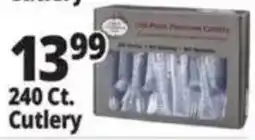 Ocean State Job Lot 240 Piece Place Mat Cutlery offer