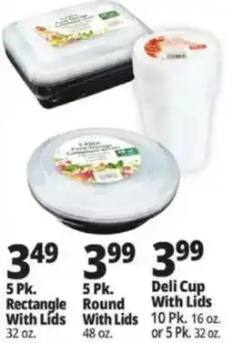 Ocean State Job Lot Deli Cup With Lids offer