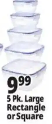 Ocean State Job Lot 5 Pk. Large Rectangle or Square offer