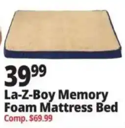 Ocean State Job Lot La-Z-Boy Memory Foam Mattress Bed offer
